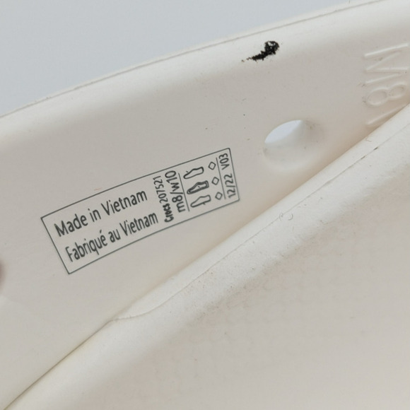 Crocs MEGA CRUSH CLOGS WHITE High Heel Platform Men's size US8 WOMEN'S US10 - Picture 10 of 14